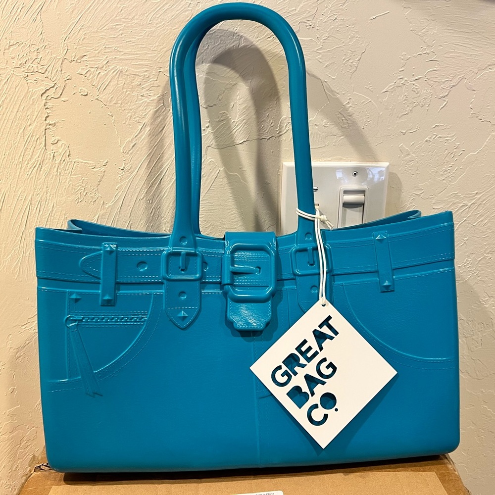 The Great Bag Company - NEW- color teal/turquoise blue